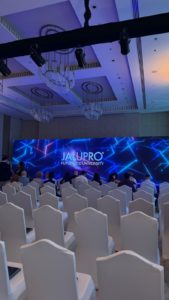 On 13 April 2025 CIDK team attended a medical conference dedicated to the Jalupro product line by Jalupro University in Address Dubai Mall.